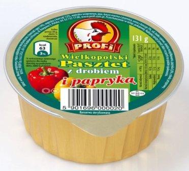 Profi Poultry Pate with Paprika 131g - Profi, Poland