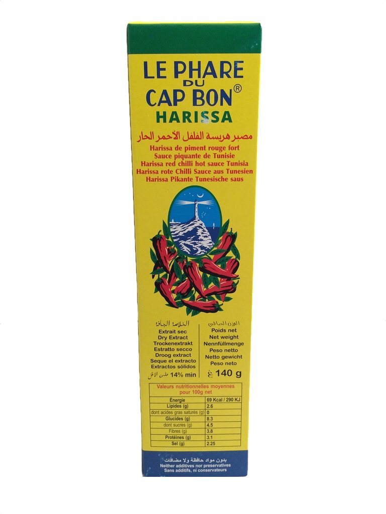 Le Phare Du Cap Bon Harissa Hot Red Chilli Peppers Paste 140g - Le ...