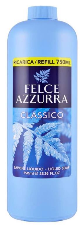 Felce Azzurra Sapone Liquido Ricarica Refill 750ml - Classico