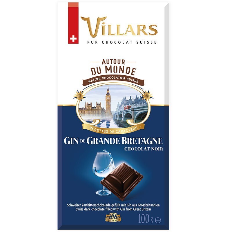 Villars chocolat suisse - Noir Café