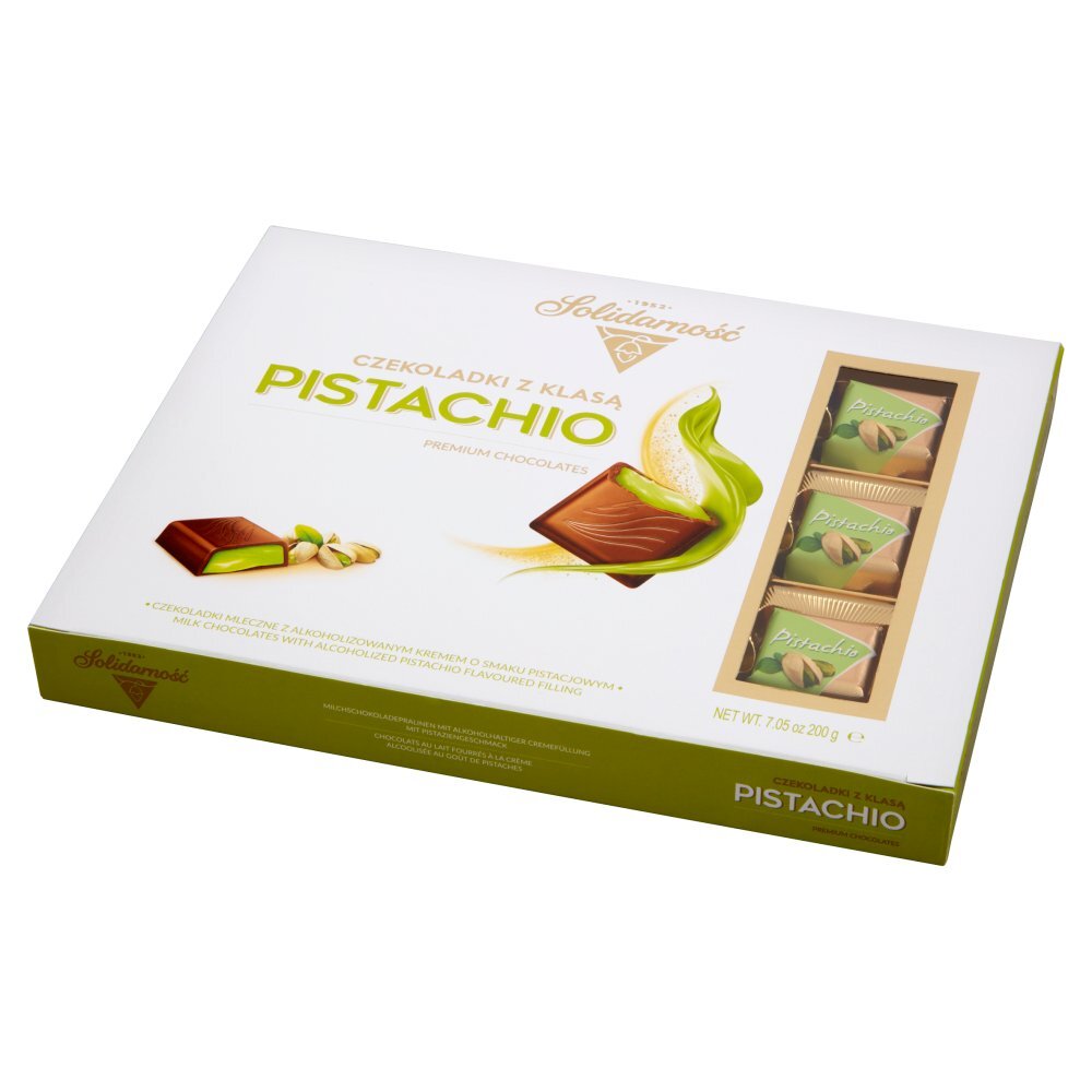 Limited chocolate cream with pistachio