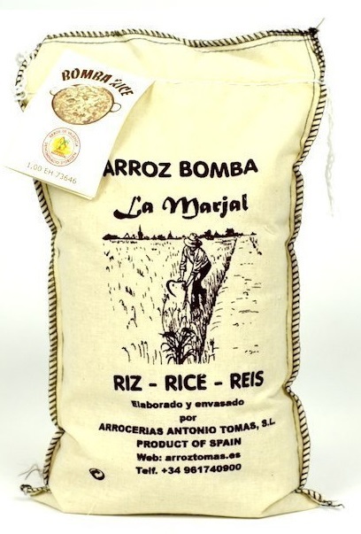 Antonio Tomas Paella Rice Arroz BOMBA 1kg / BB 6.23 - Antonio Tomas, Spain