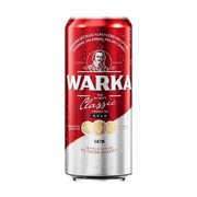 Warka Beer Lager Classic Can 500ml / Red