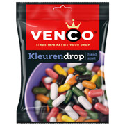 Venco Dutch Licorice Coloured Torpedos Bag 275g / Kleuren Drop