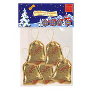 Storz Chocolate Bells 5pc Bag 62g / Hanger Tree Decoration