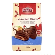 Lambertz Gingerbread Hearts w/Apricot Milk 150g / Lebkuchen 