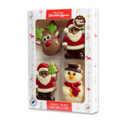 Martinez Chocolates Snowman Santas Raindeer 4pcs Gift Box 60g
