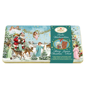 Heidel Milk Chocolates Fancy Box Tin 120g / Christmas Angels Nostalgia