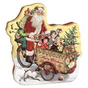 Heidel Chocolates Santa's Cargo Bike Tin 108g / Christmas Nostalgia