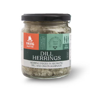 Viking Platter Herring Fillets w/Dill Jar 250g