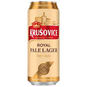 Krusovice Pale Lager Beer Royal Imperial Can 500ml 