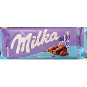 Milka Chocolate Bar Alpine Milk Bubbly 100g / Luflee Alpenmilch 