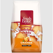 Fresh Bake Madeleine Cakes Orange Bag 200g