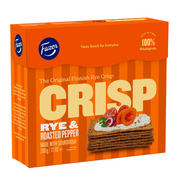 Fazer Crisp Bread Rye and Roasted Pepper 200g