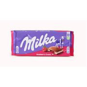 Milka Chocolate Bar Raspberry Creme 100g