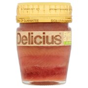 Delicius Anchovy Fillets in Olive Oil Jar 58g