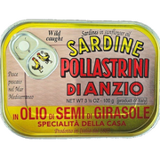 Pollastrini Di Anzio Sardines in Sunflower Oil Tin 100g