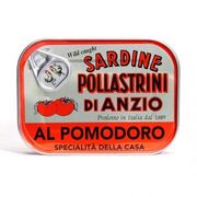 Pollastrini Di Anzio Sardines in Tomato Sauce Tin 100g / Al Pomodoro