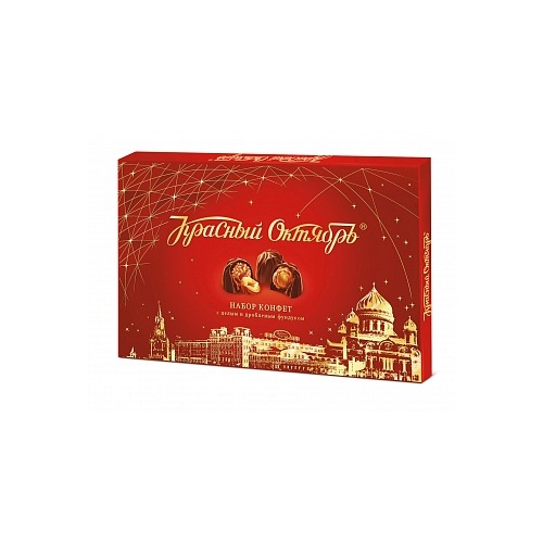 RO Chocolate Candies Red October Gift Box 200g - Red October, Russia