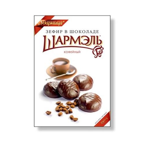 Sharmel Zephir Marshmallow Coffee Chocolate Glazed 250g