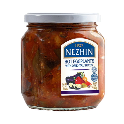 Nezhin Hot Eggplants w/Oriental Spices 460g