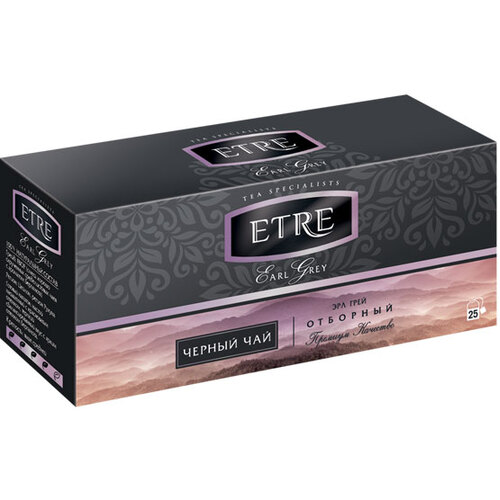 ETRE Premium Ceylon Black Tea Earl Grey 25 Bags 50g