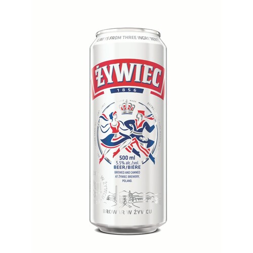 Zywiec Beer Premium Lager Can 0.5L