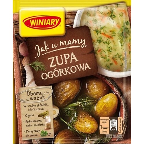 Winiary Soup Mix Cucumber 42g / Zupa Ogorkowa