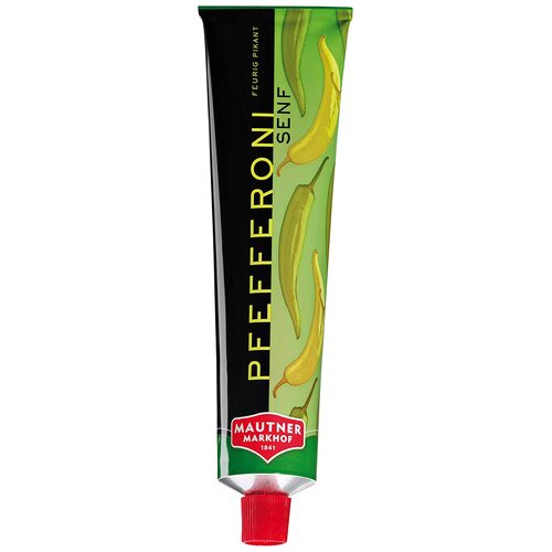 Mautner Markhof Mustard Pepperoni Tube 200g / Pfefferoni Senf