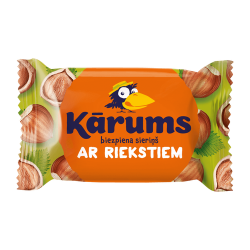 Karums Glazed Curd Snack Hazelnut 45g