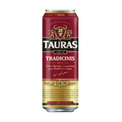 Tauras Traditional Beer 0.568L