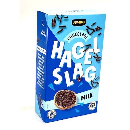 Jumbo Chocolate Sprinkles Milk 380g / Hagel Slag Melk