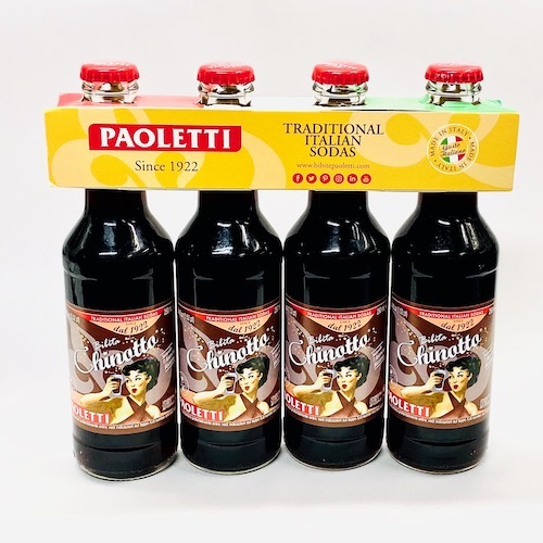 Paoletti Taditional Italian Soda Chinotto 250ml / 4 Pack