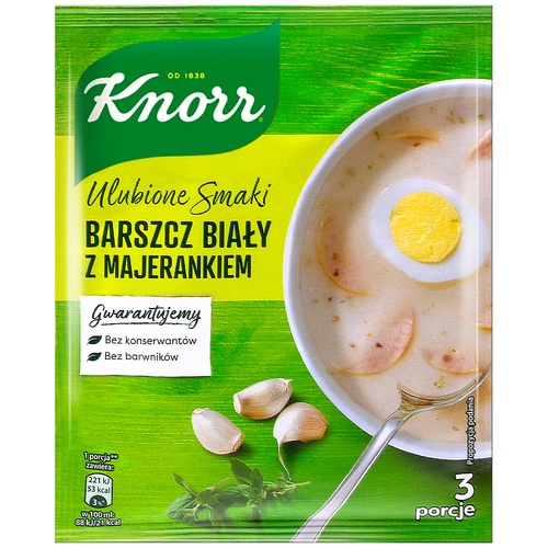 Knorr White Borsch 47g / Barszcz Bialy z Majeraniem