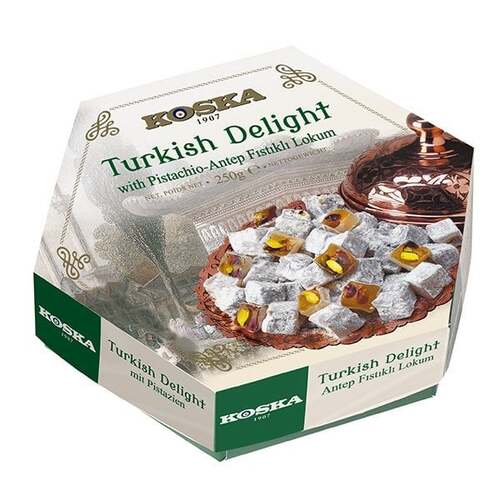 Koska Turkish Delight w/Pistachio 250g