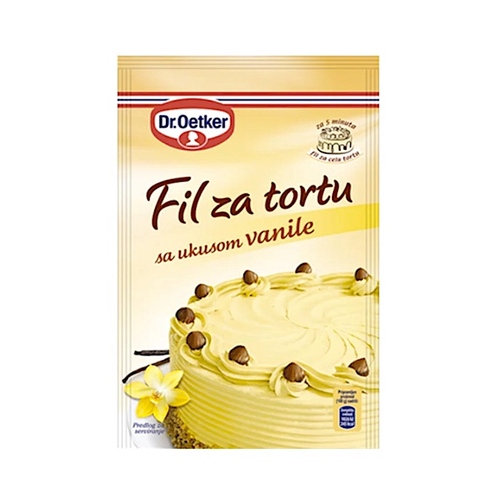 Dr.Oetker Cake Cream Fill Vanilla 140g / Fil Za Tortu