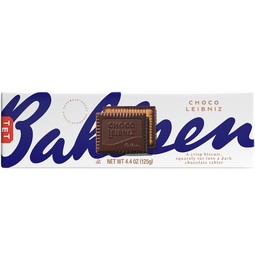 Bahlsen Crispy Biscuits in Dark Chocolate 125g / Leibniz