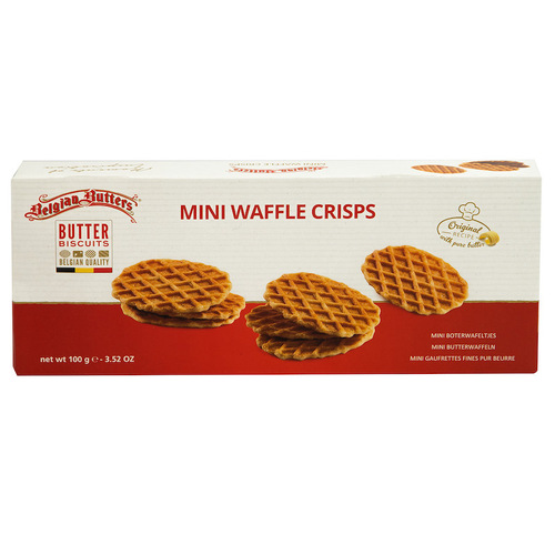 Belgian Butters Waffle Crisps Mini 100g