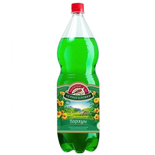 Chernogolovka Tarragon Carbonated Drink Tarkhun 2L - Chernogolovka, Russia