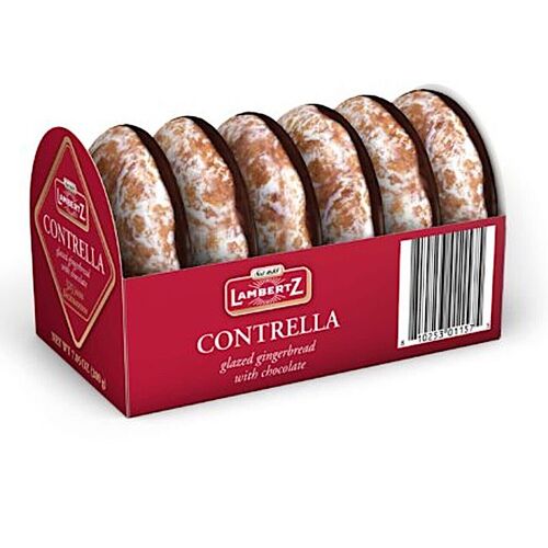 Lambertz Gingerbread Cookies Glazed 200g / Contrella