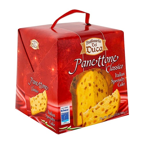 Del Duca Panettone Traditional Christmas Cake Large 908g