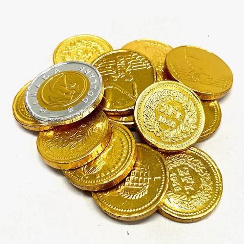 Laica Chocolate Coins Assorted Milk Loose 250g