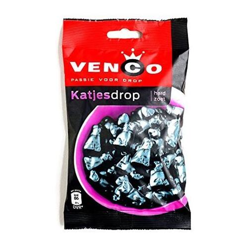 Venco Dutch Licorice Cat 120g / Katjes Drop Zoet