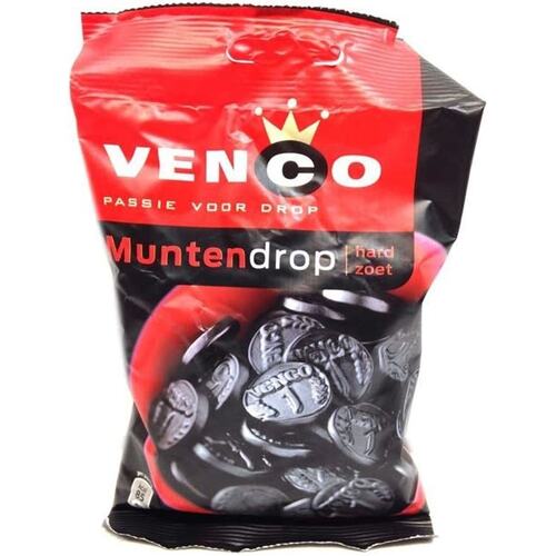 Venco Dutch Licorice Coins 120g / Muntendrop