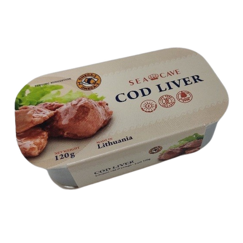 Sea Cave Cod Liver In Own Oil 120g