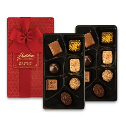 Butlers Chocolates Red Christmas Ballotin 205g