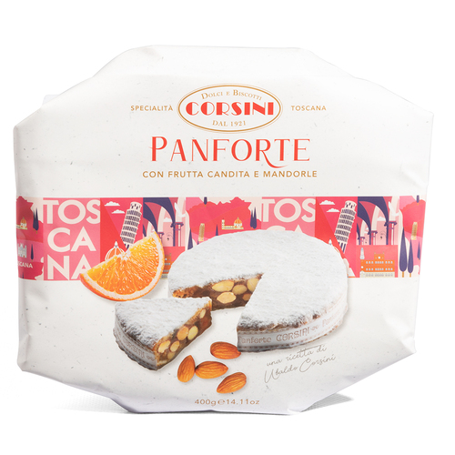 Corsini Traditional Tuscan Christmas Fruit Cake 400g / Panforte Tradizionale