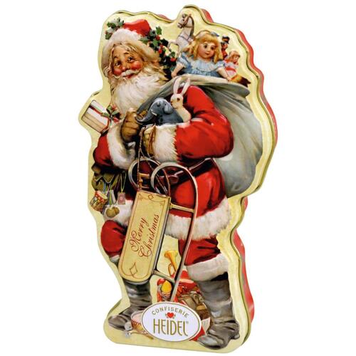 Heidel Chocolates Santa Claus Tin 86g / Christmas Nostalgia