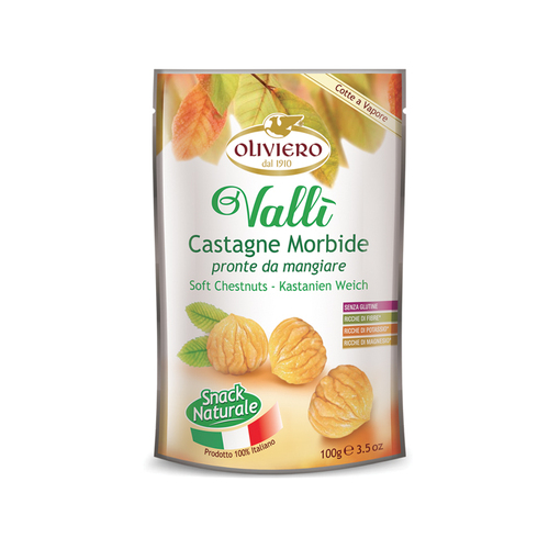 Oliviero Soft Chestnuts Bag 100g / Valli Castagne Morbide