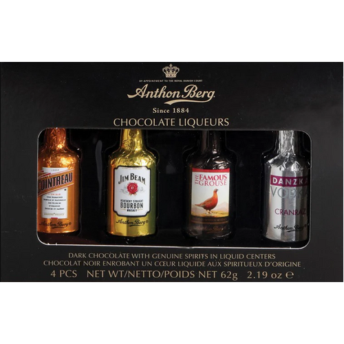 Anthon Berg Chocolate Liqueur Collection 4pc Gift Box 62g